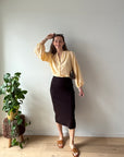 JDY Astra skirt Brown