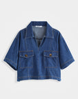 Denim set dark blue