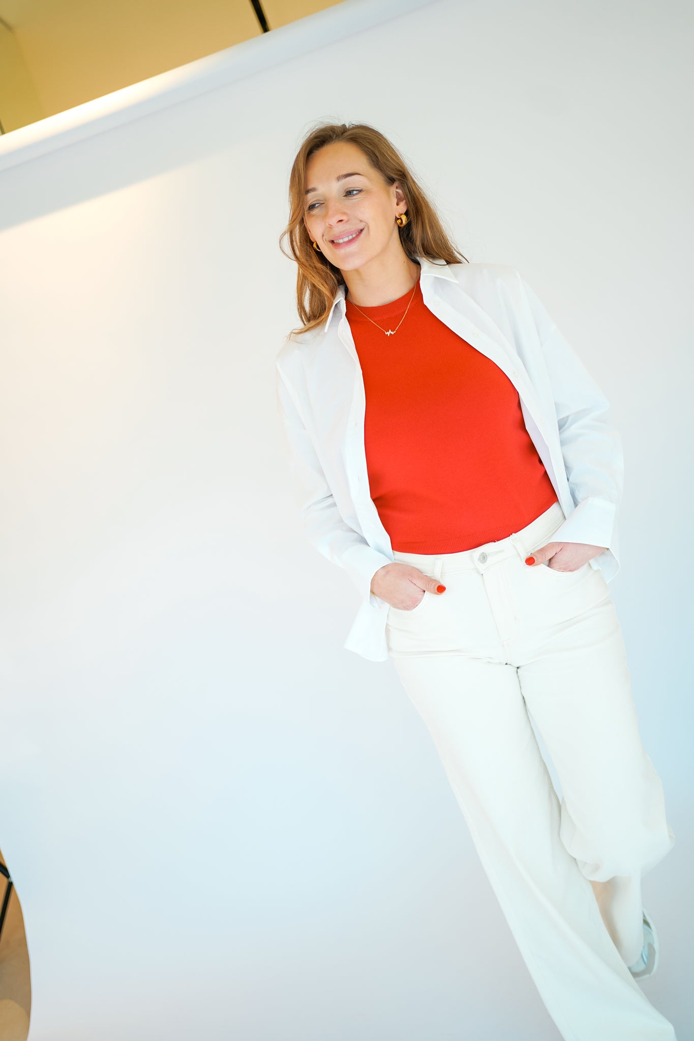 Onli suzi shirt white