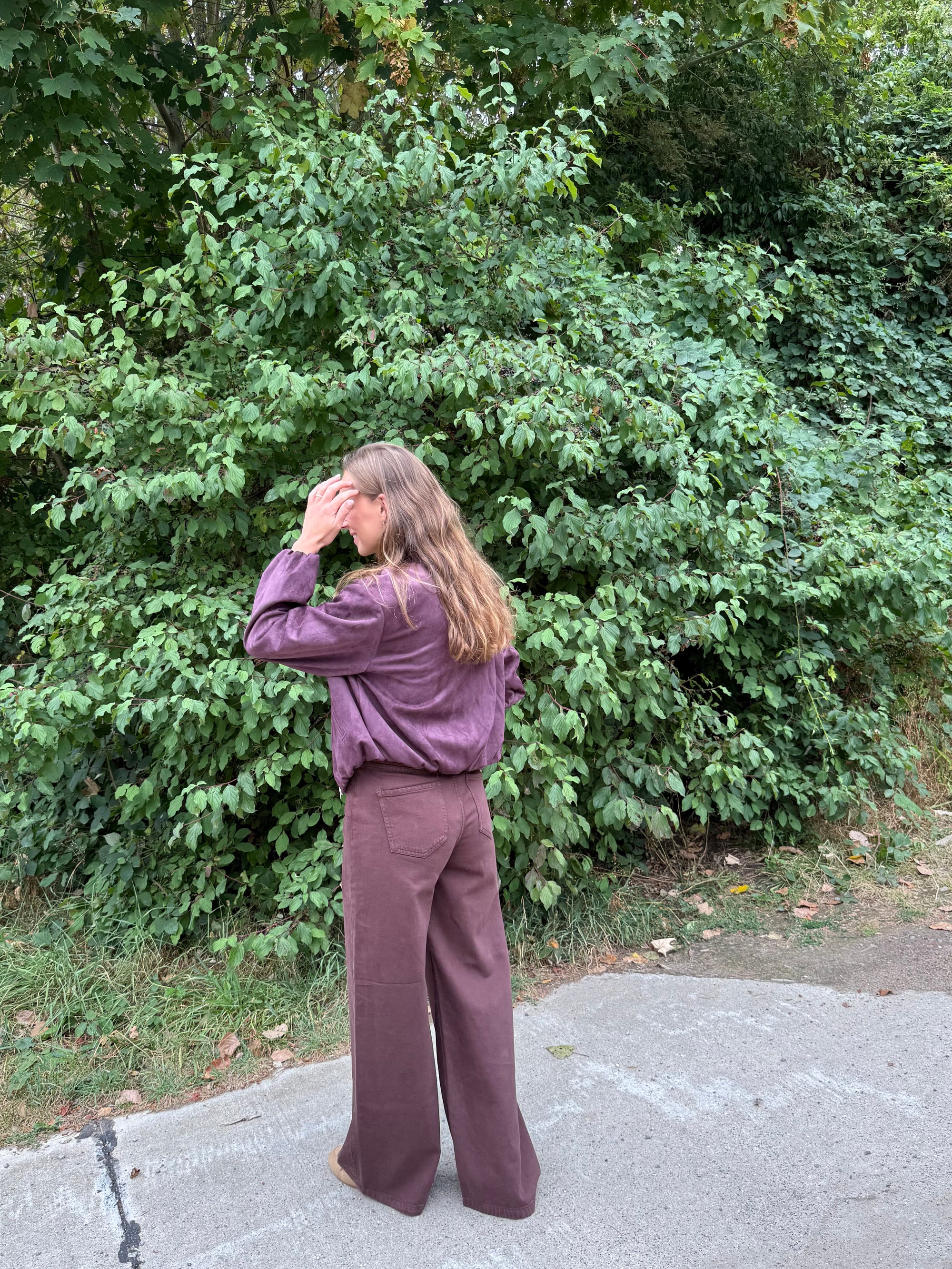 JDY Nia jacket aubergine