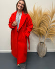 Ichi Jannet mantel rood