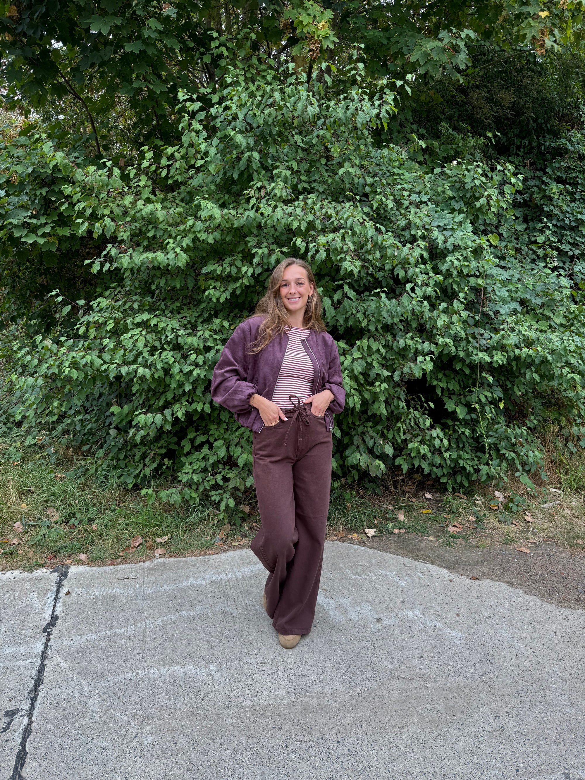 JDY Nia jacket aubergine