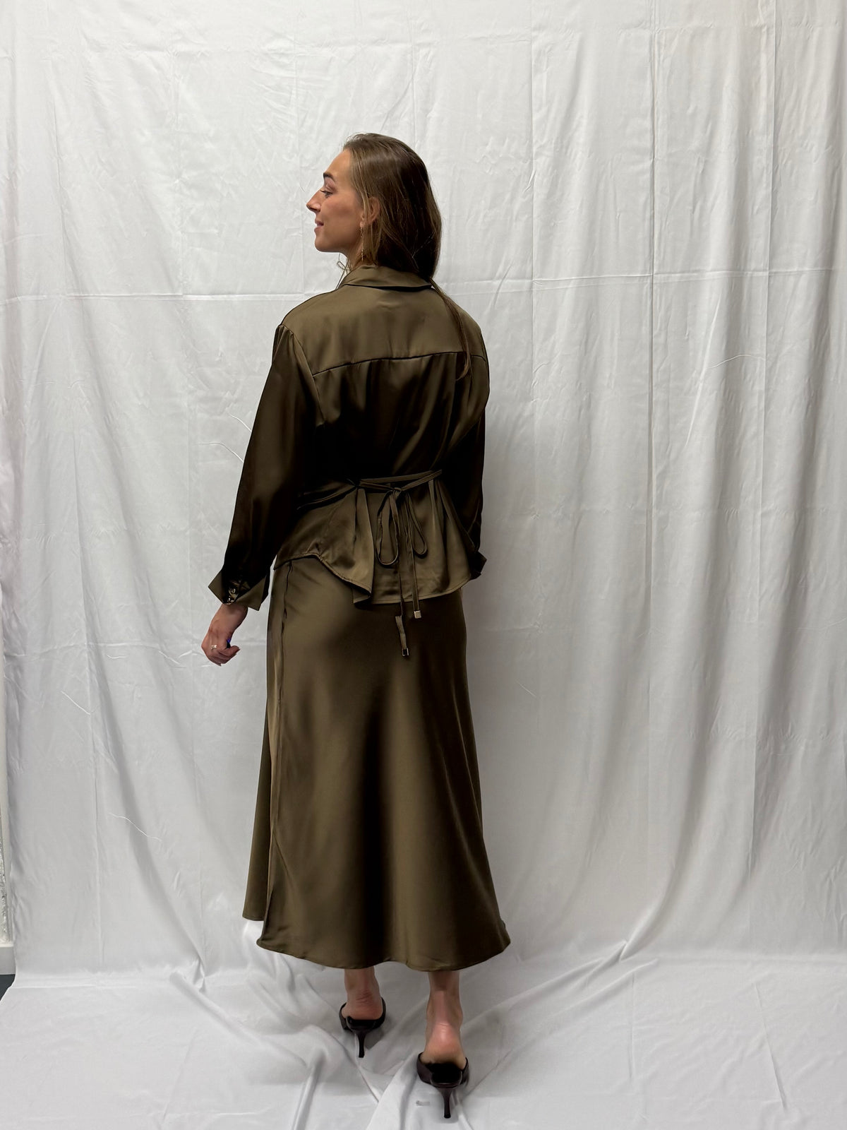JDY Aria skirt Teak