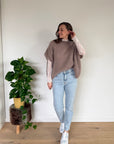 Zyla mohair knit TU Taupe
