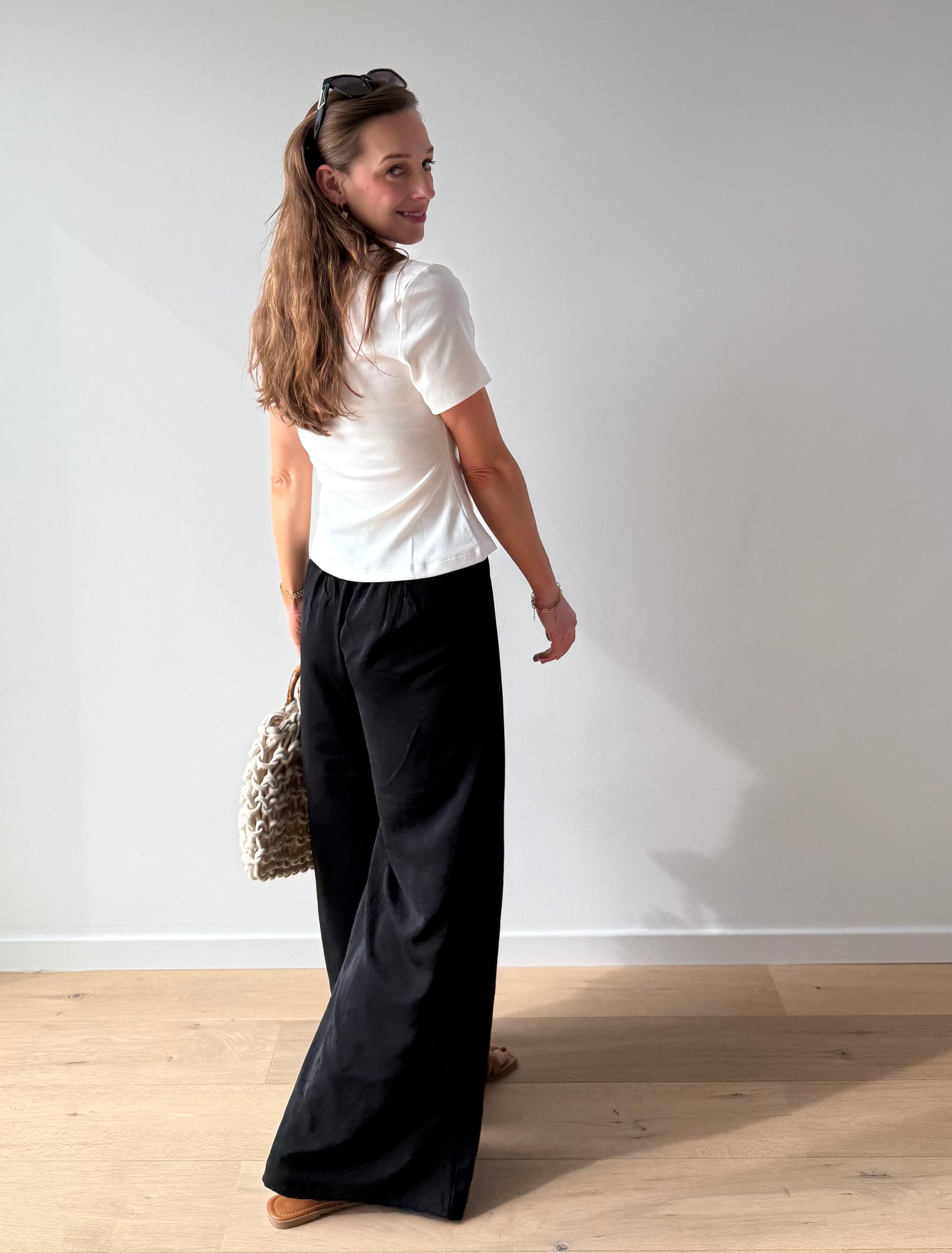 JDY Yaya pants black
