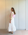 Olivia long white skirt