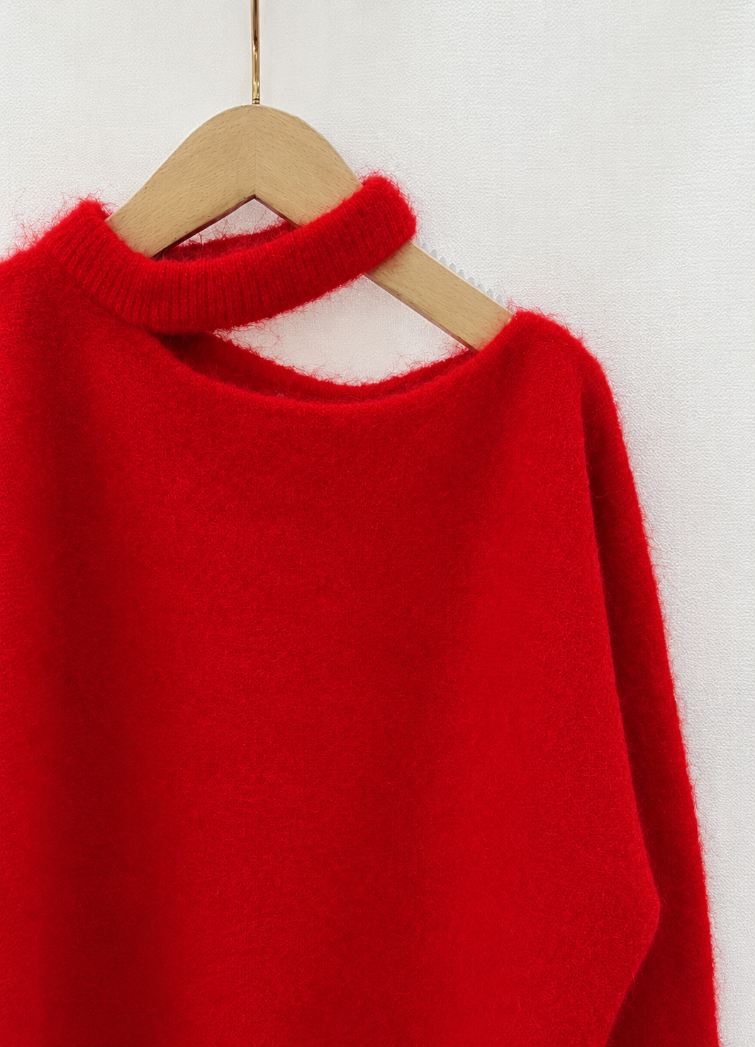 Off shoulder pull TU RED