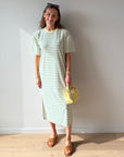 JDY Terry dress Blue/Yellow