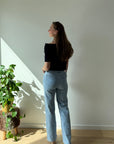 JDY Astra off shoulder knit Blue