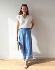 JDY Martha Button Pullover White