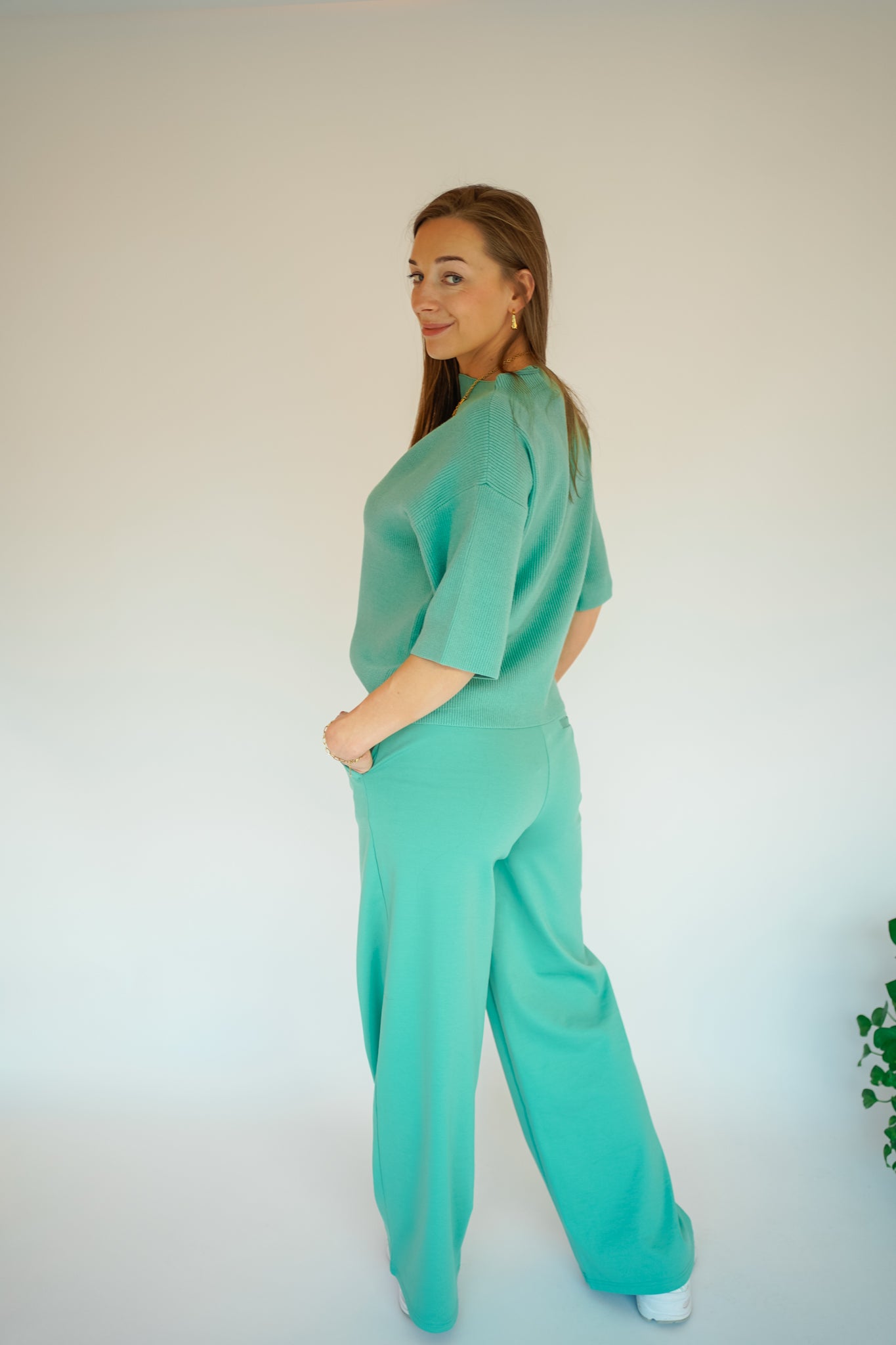 Ichi Kate pants green