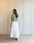 Marie green blouse
