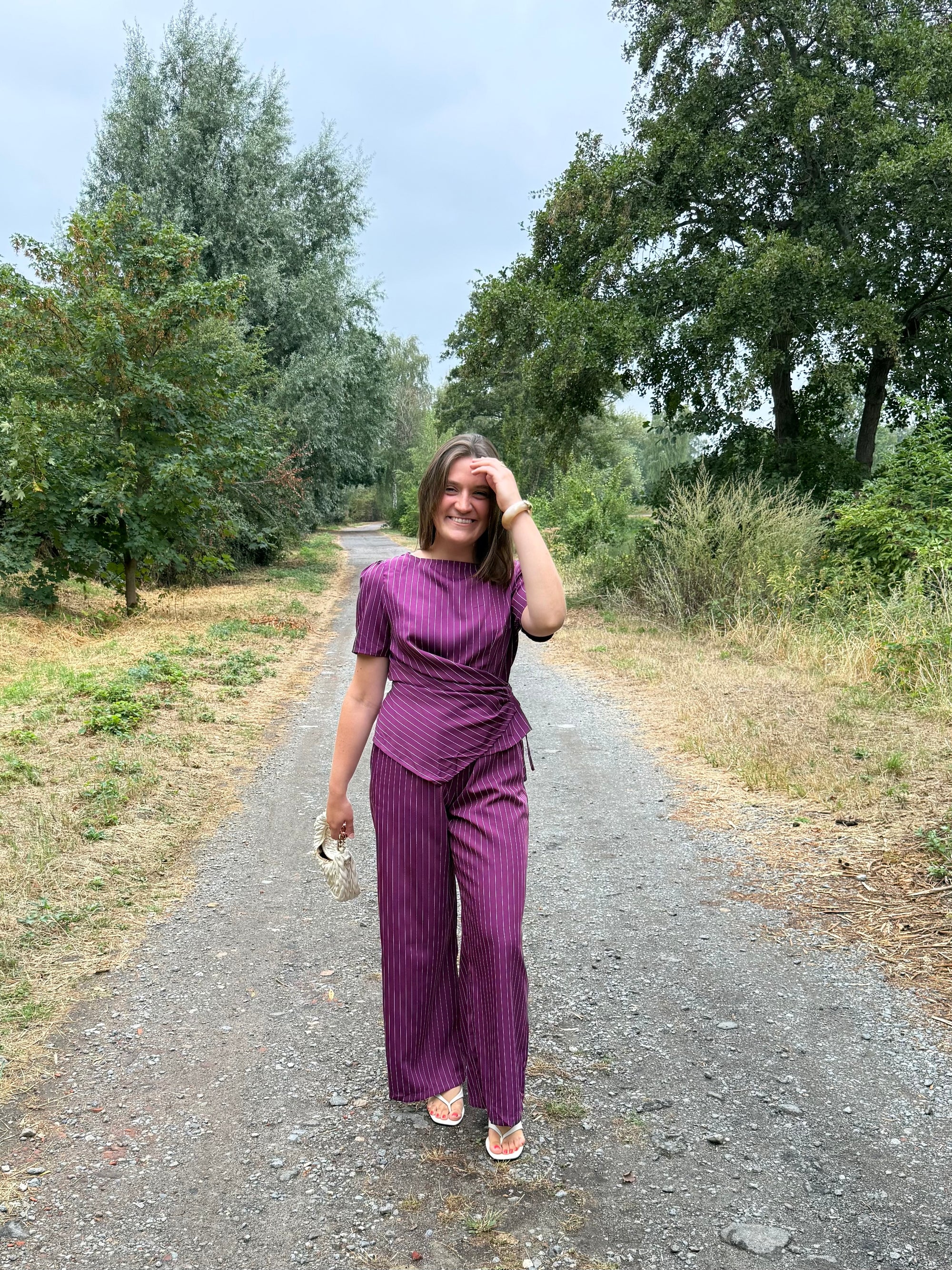Riva set plum