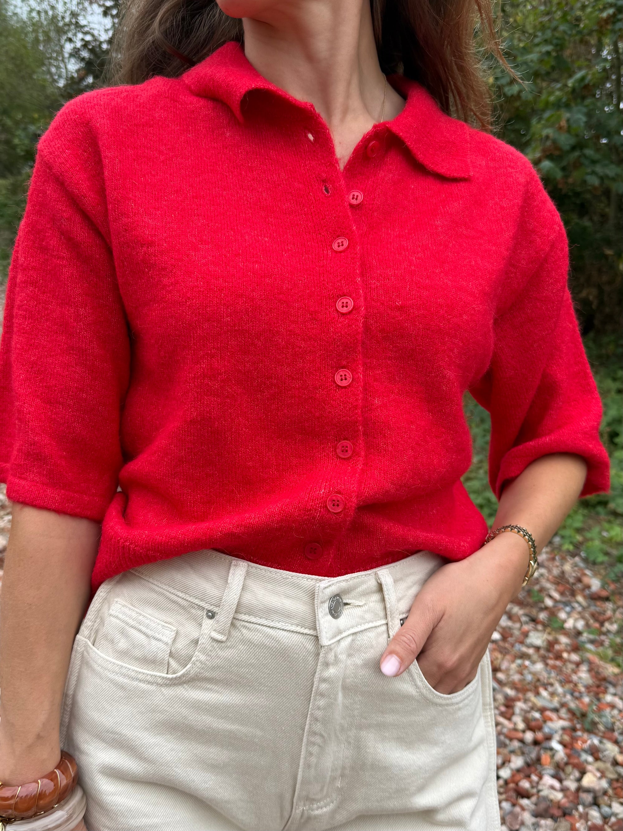 Ichi Kamara knit rood