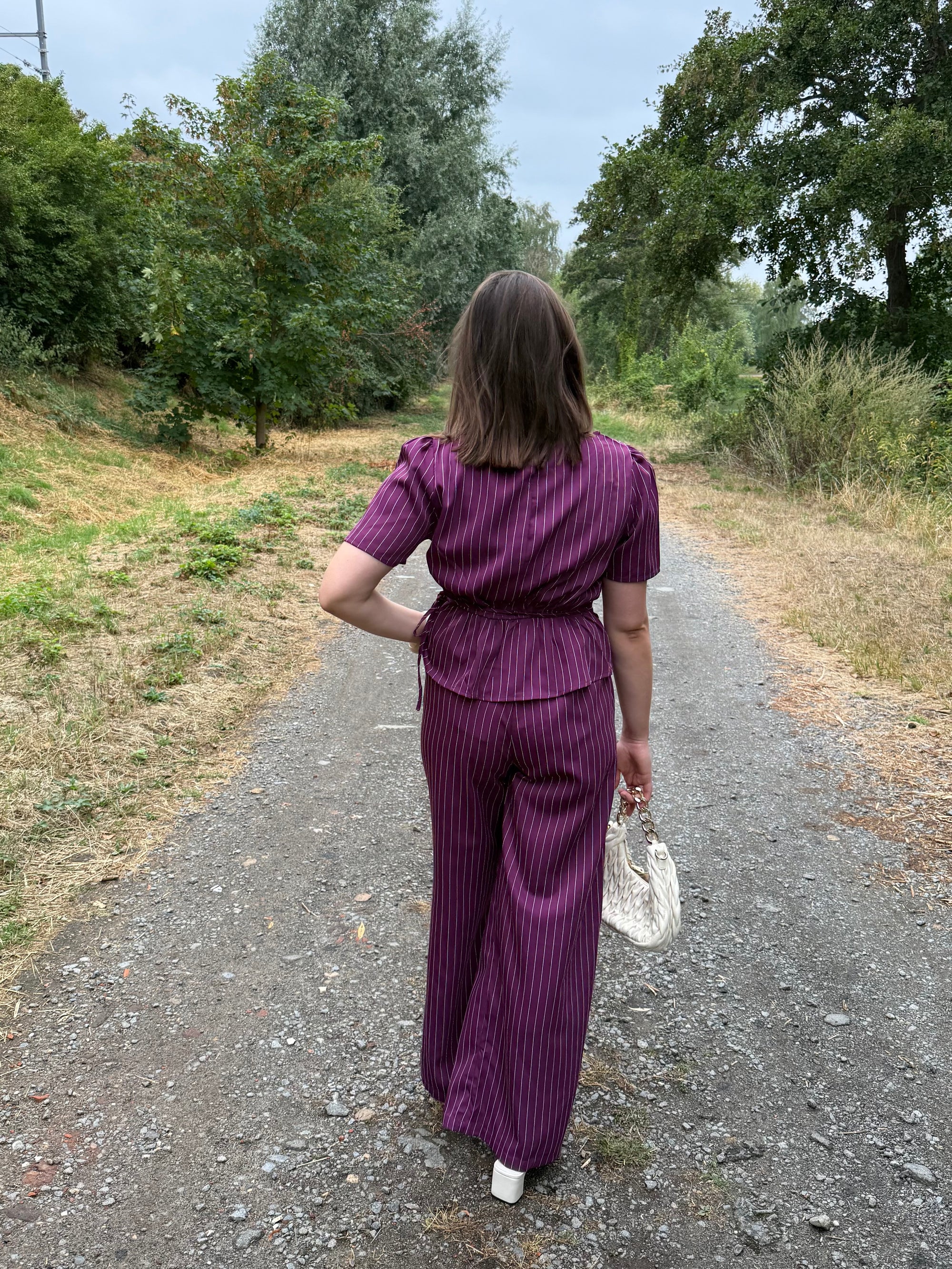 Riva set plum