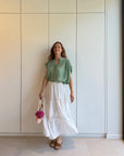 Marie green blouse