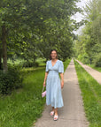 JDY Nora dress blue