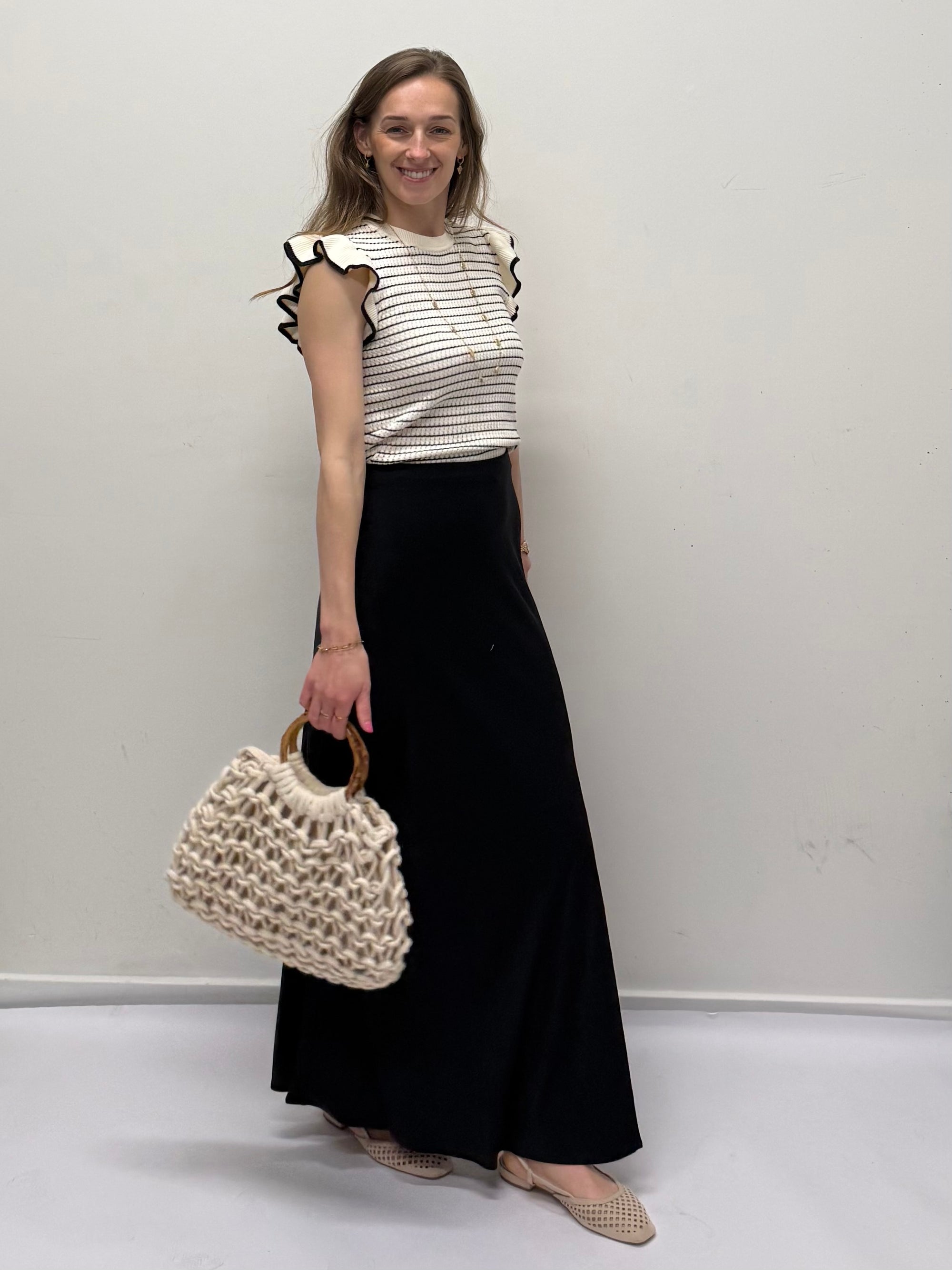 JDY Aya Maxi Skirt Black