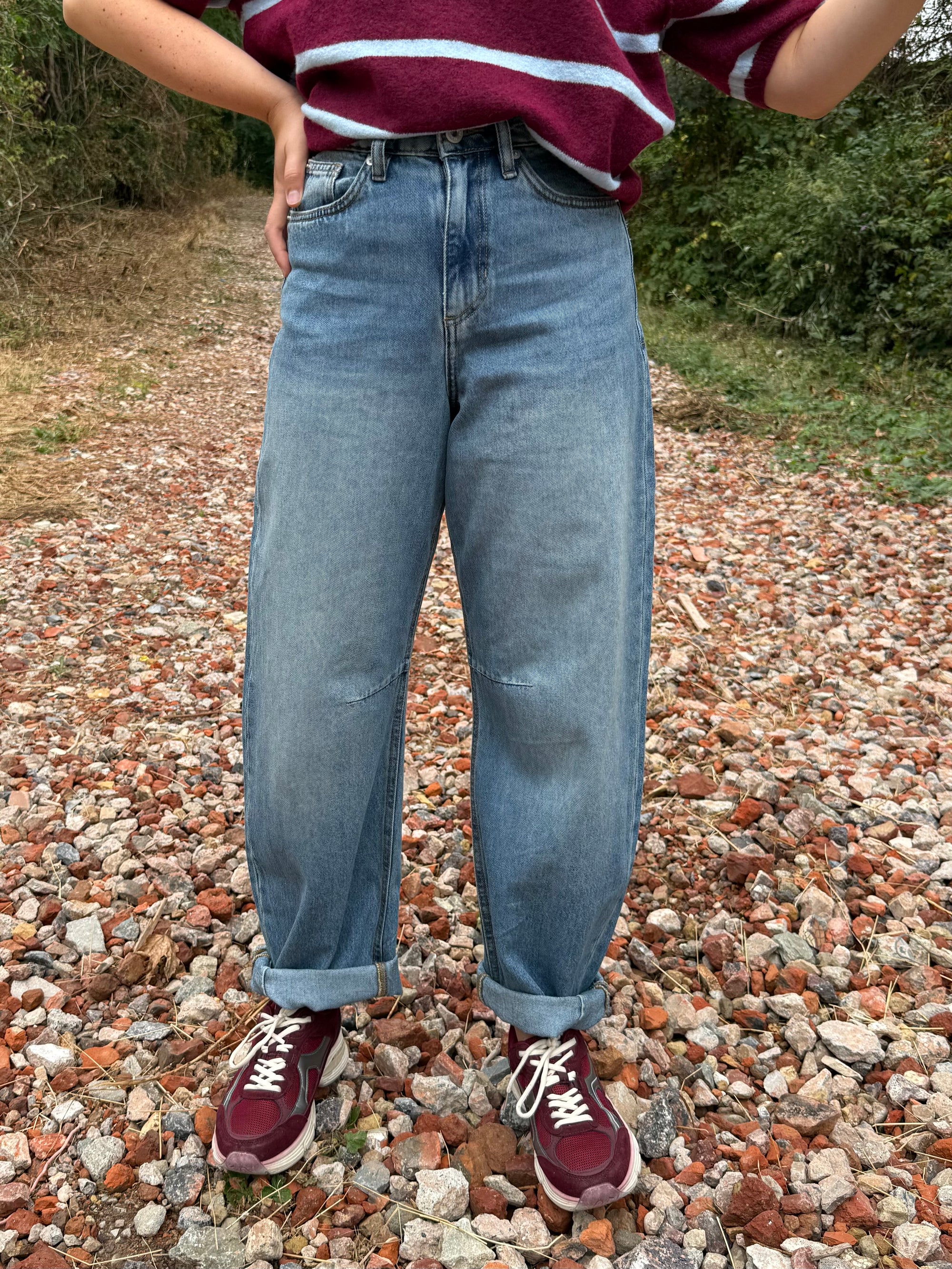 Ichi Milana balloon jeans
