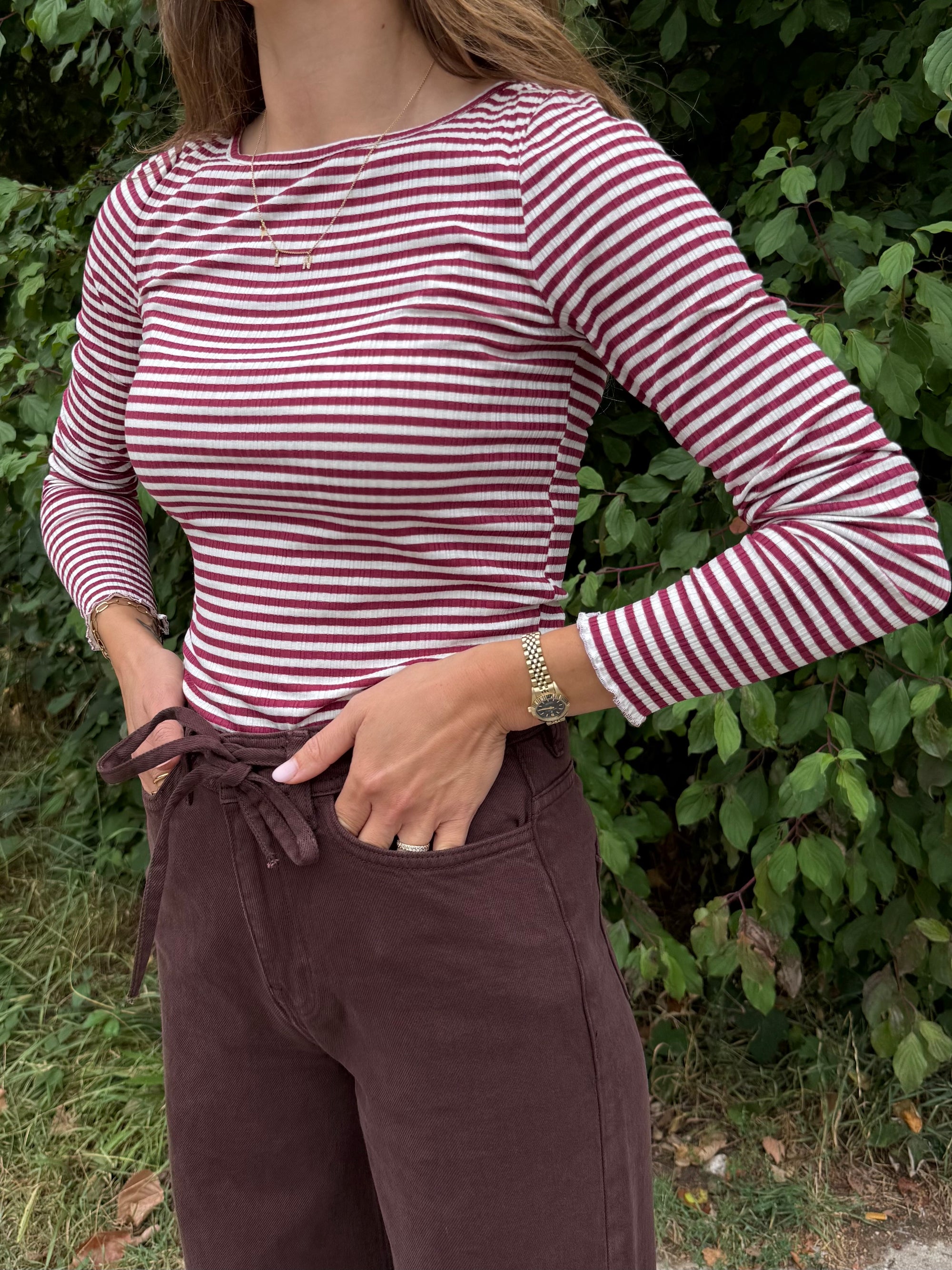 Ichi Cella longsleeve kers