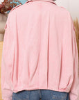 Ilana Pink bomber jacket