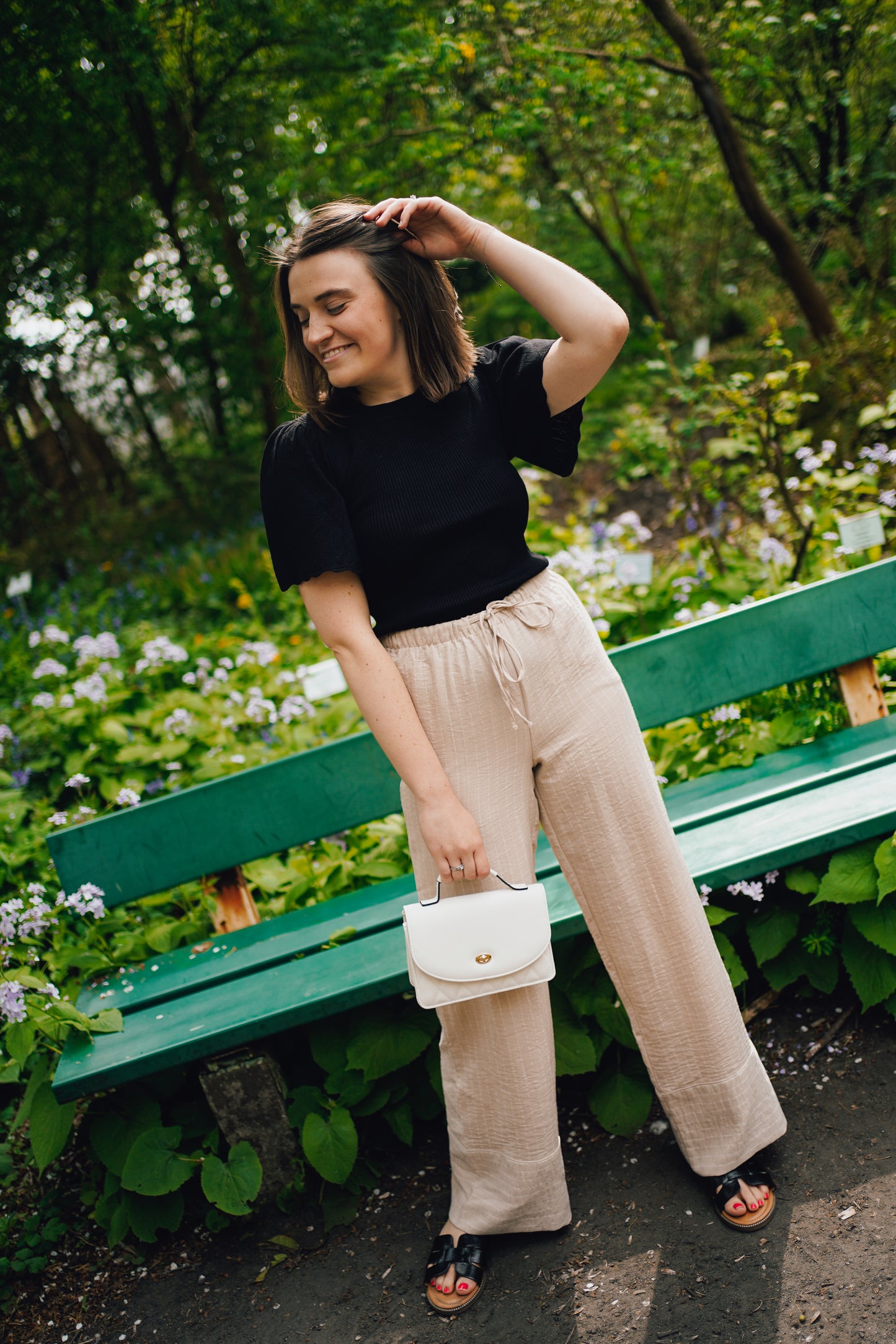 JDY Power Pants Beige