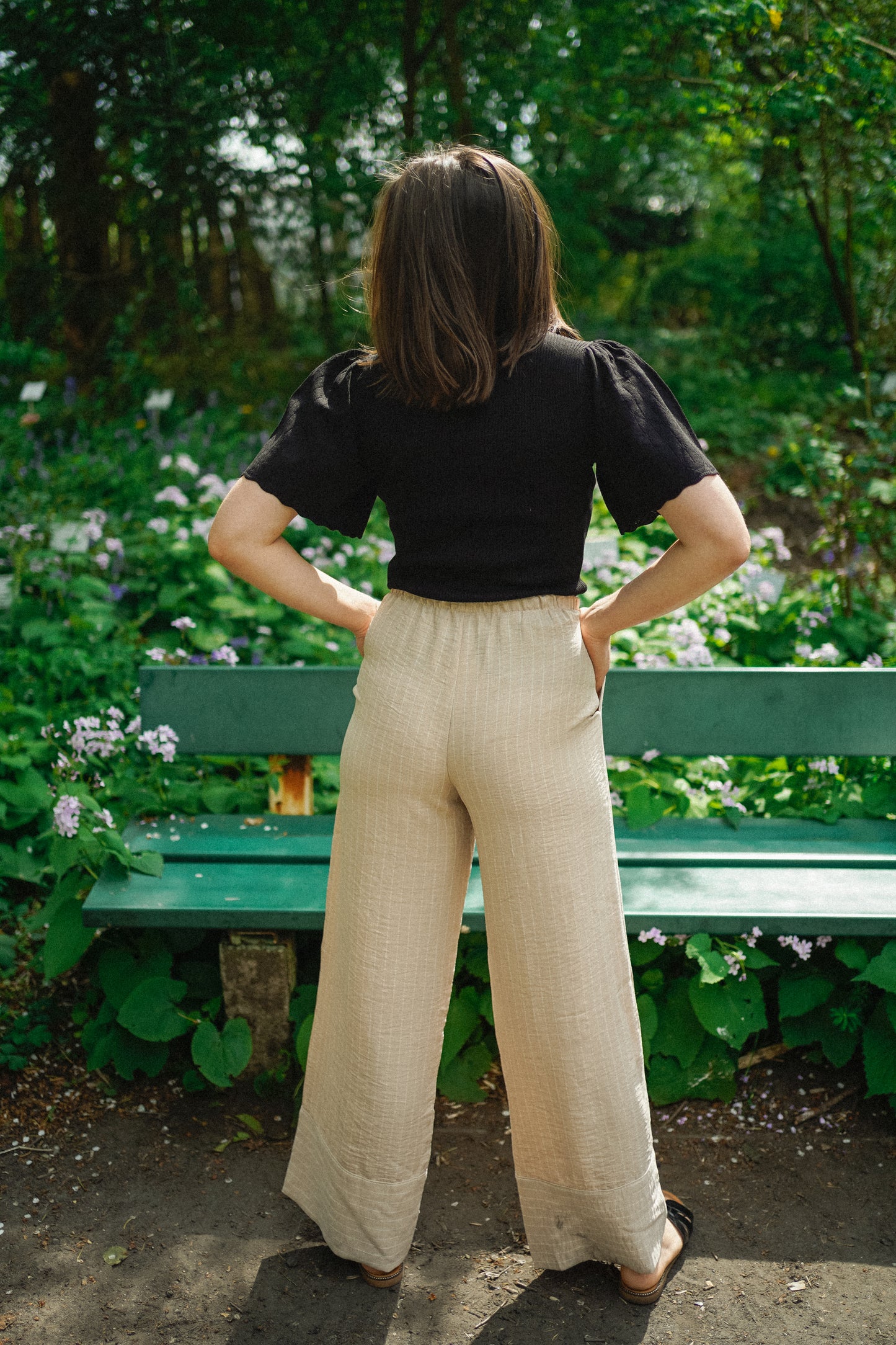 JDY Power Pants Beige