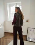 Leopard mouwloos vestje TU
