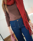 Burgundy Sjaal