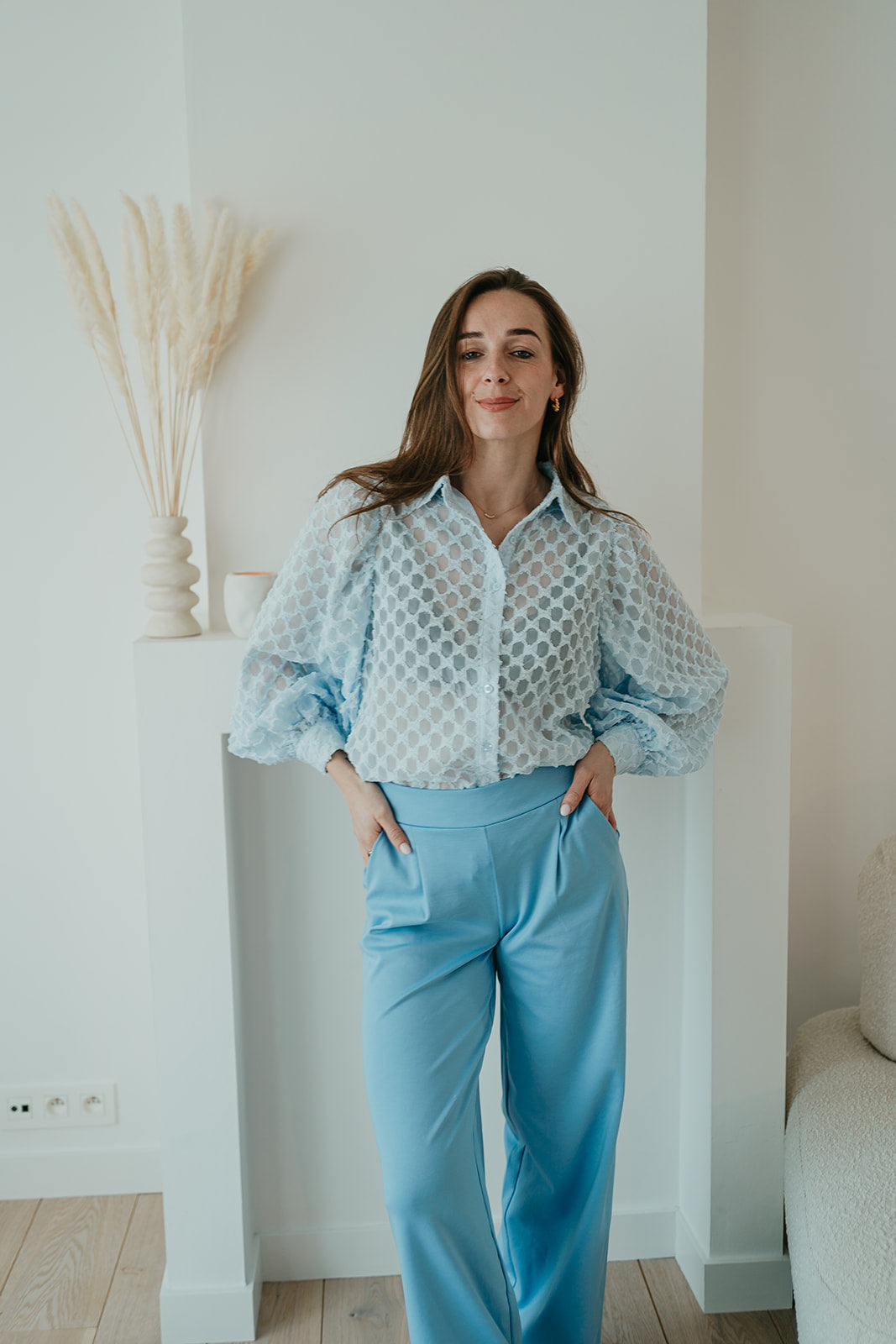 Luna Blouse blauw