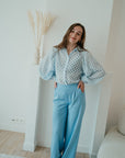Luna Blouse blauw