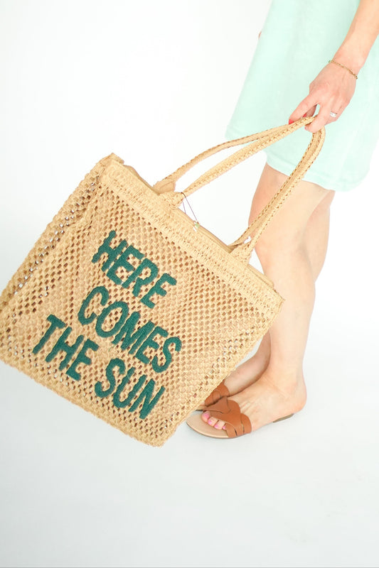 Beach bag "Here comes the sun"