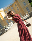 Sila set  bordeaux