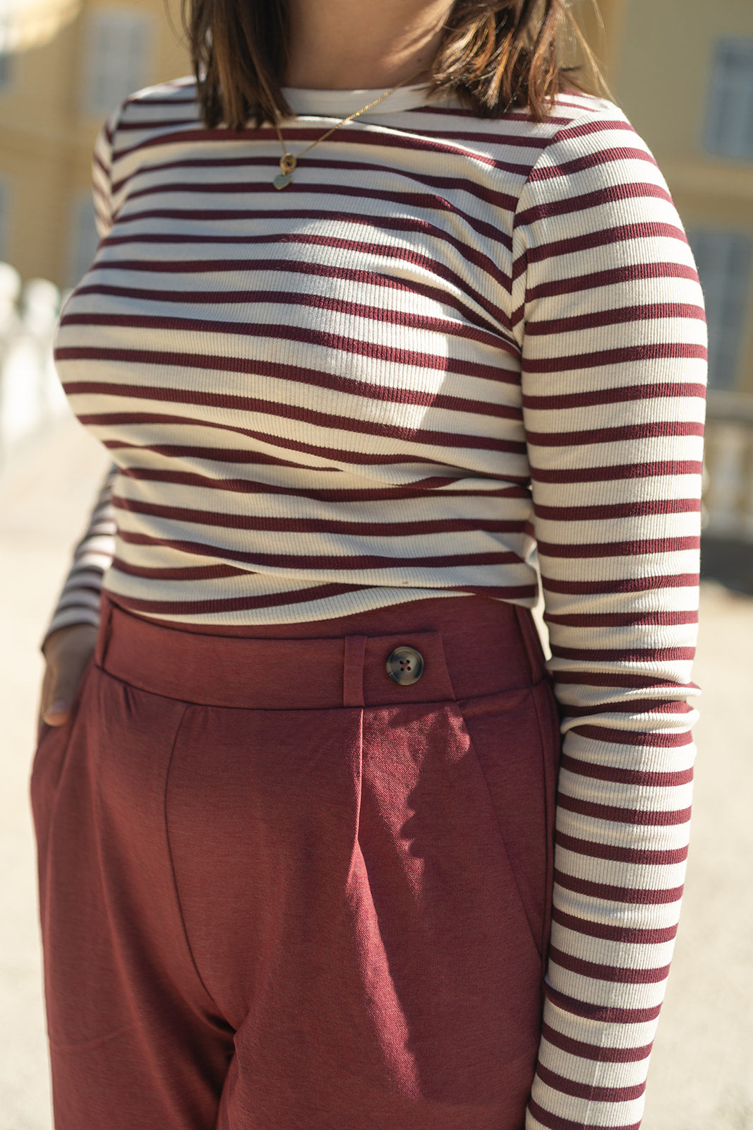 JDY lucky longsleeve bordeaux