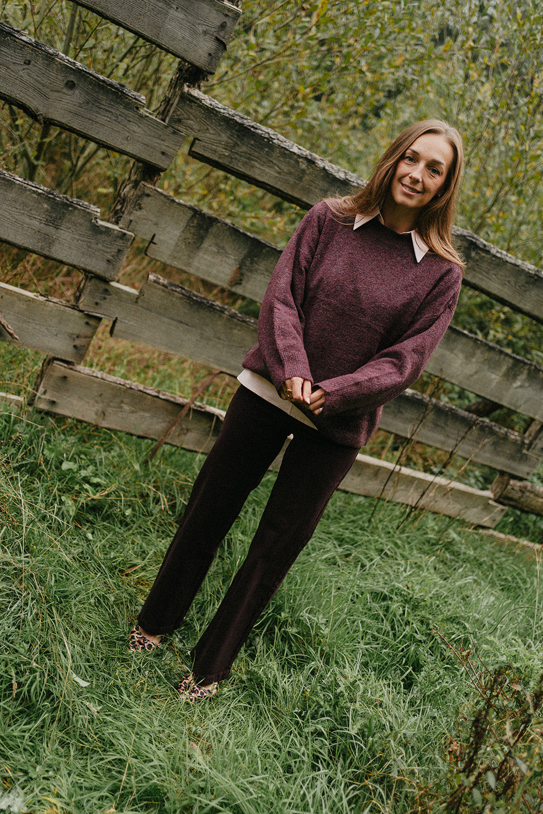 JDY Sonja knit paars