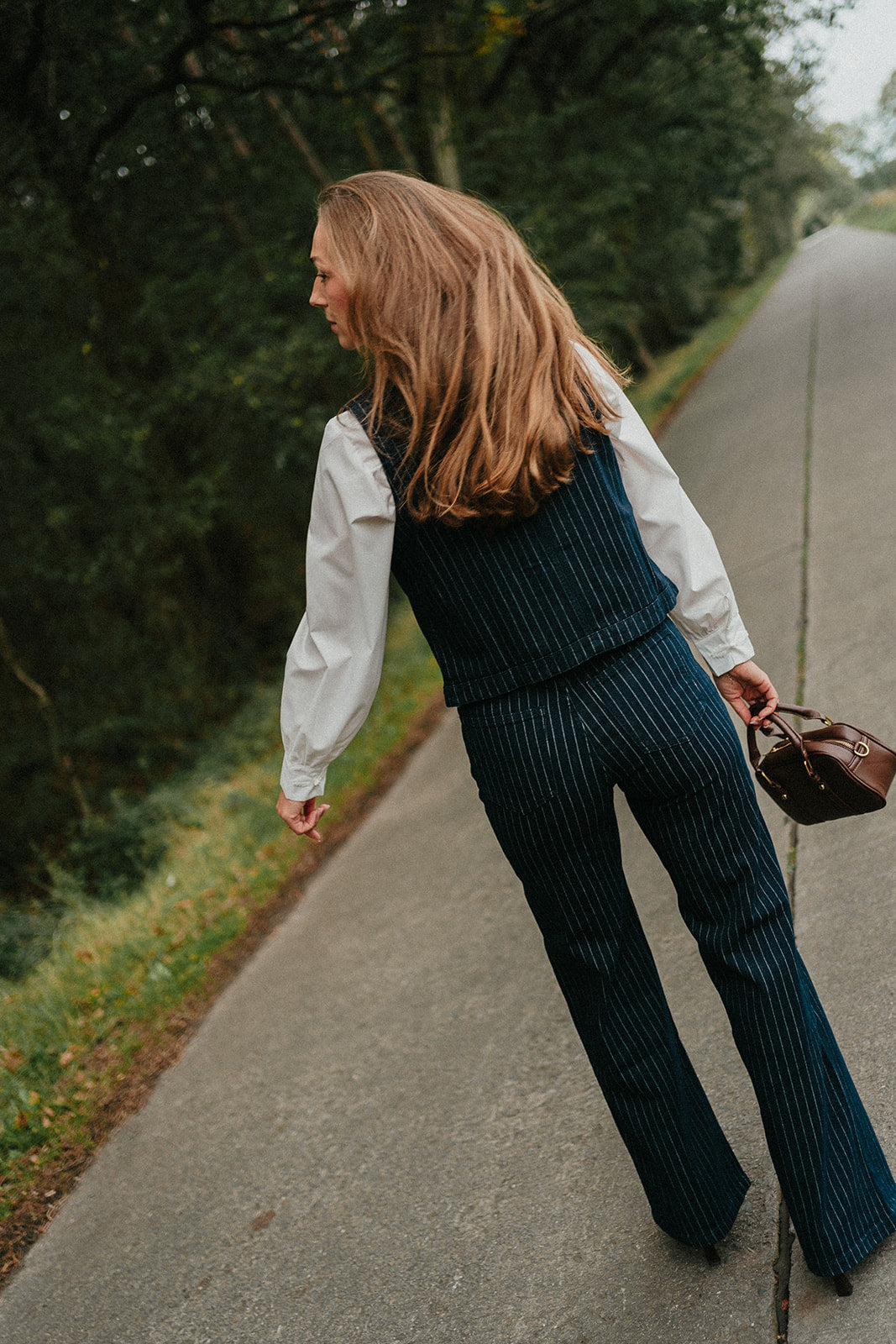 The striped jeans