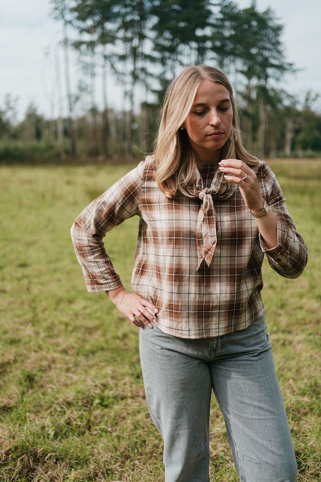 Marie Blouse ruit