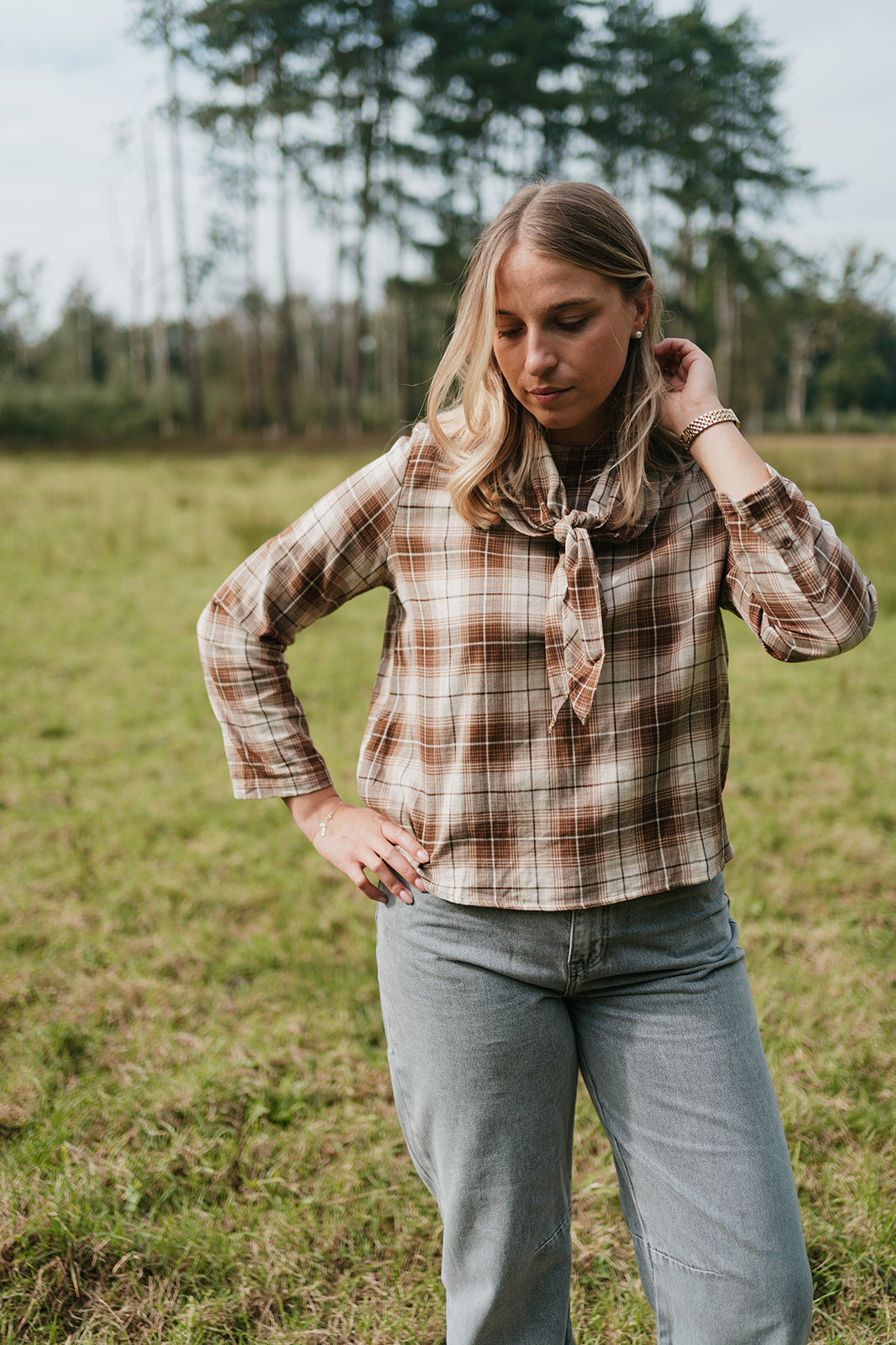 Marie Blouse ruit