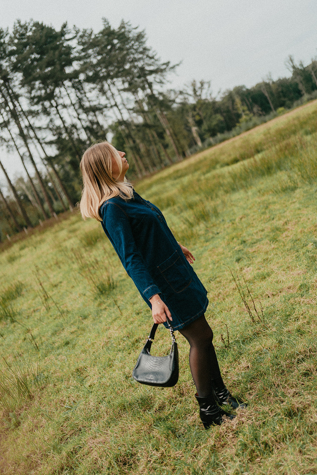 Pretty jeans dress darkblue