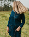 Pretty jeans dress darkblue