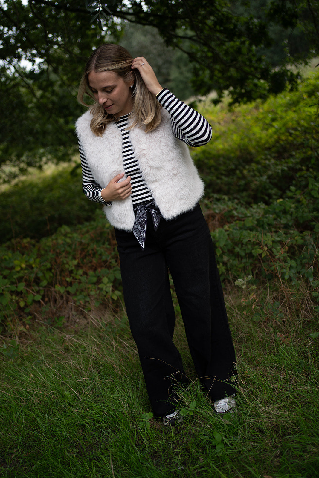 JDY Ora Faux Fur wit