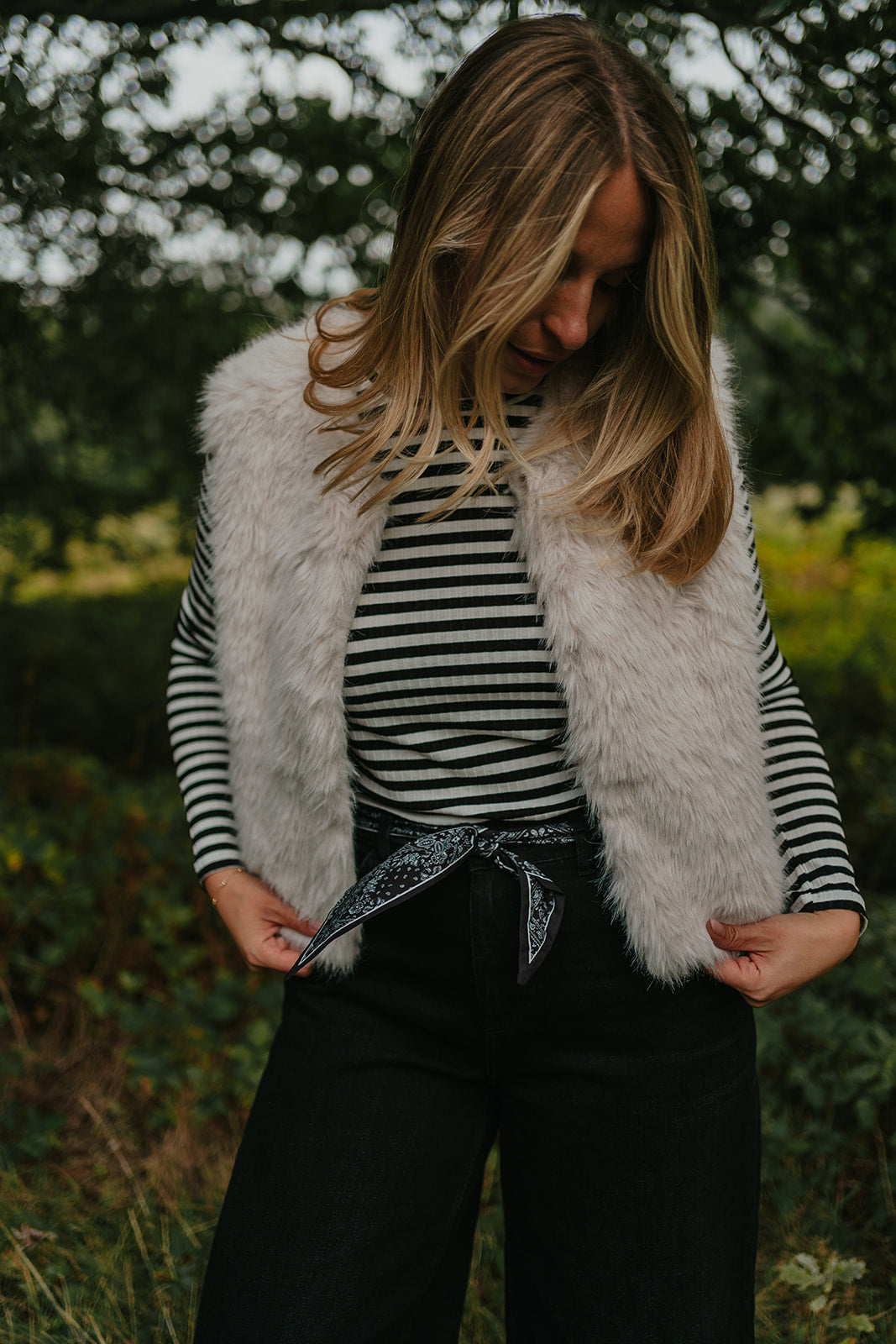 JDY Ora Faux Fur wit