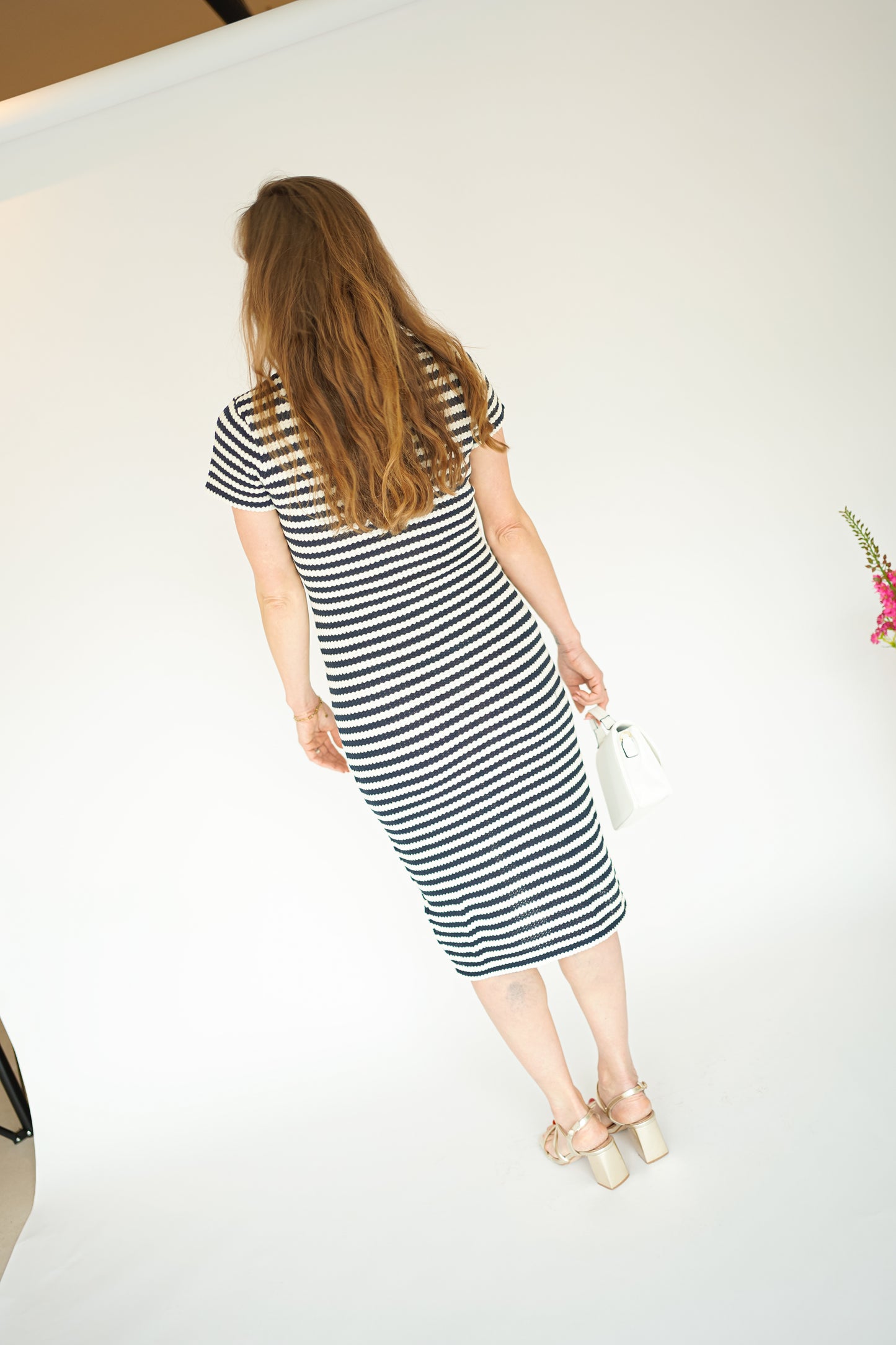 Ichi Lorianna Dress Blue