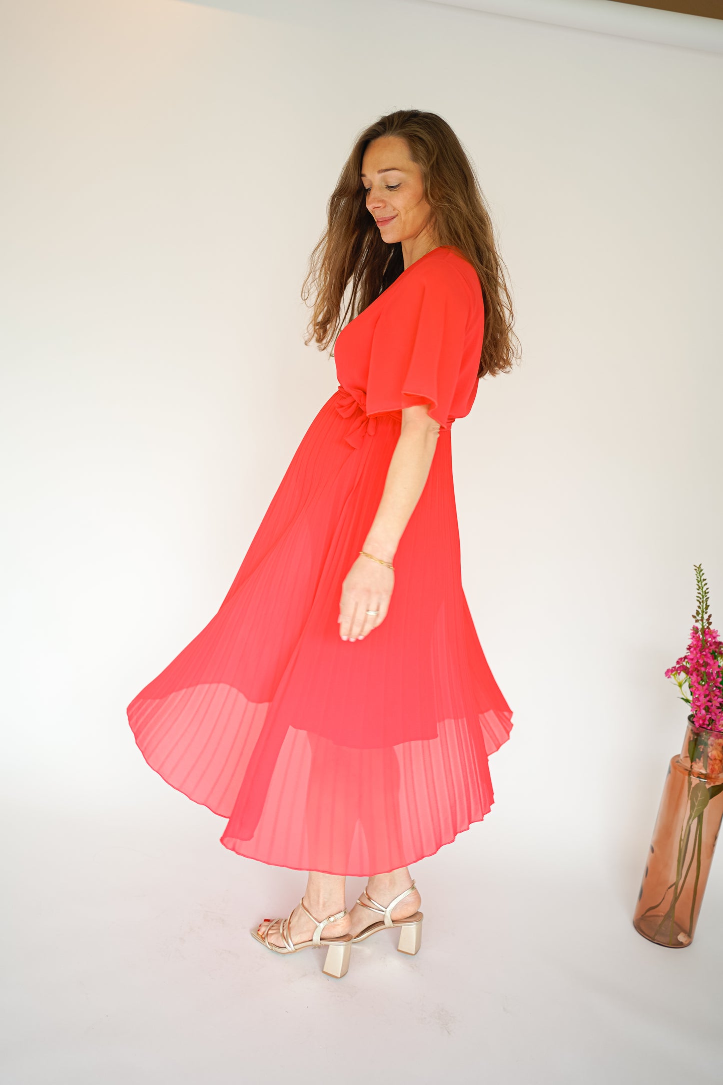 Lisa Dress Coral