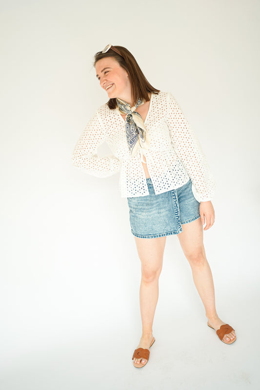 JDY Bella Skort Denim