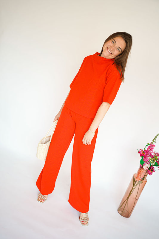Ichi Hobia Pants Red