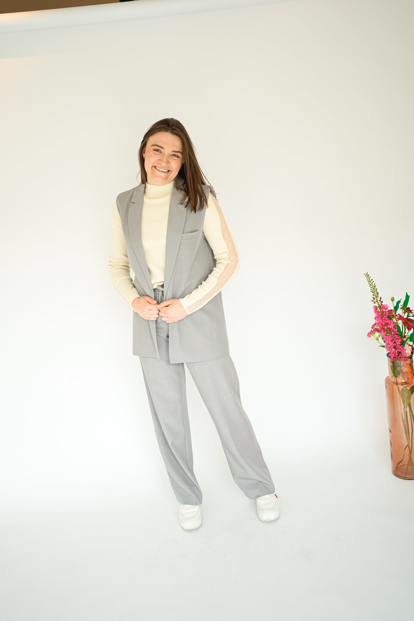 Lara Long Sleeve Ecru