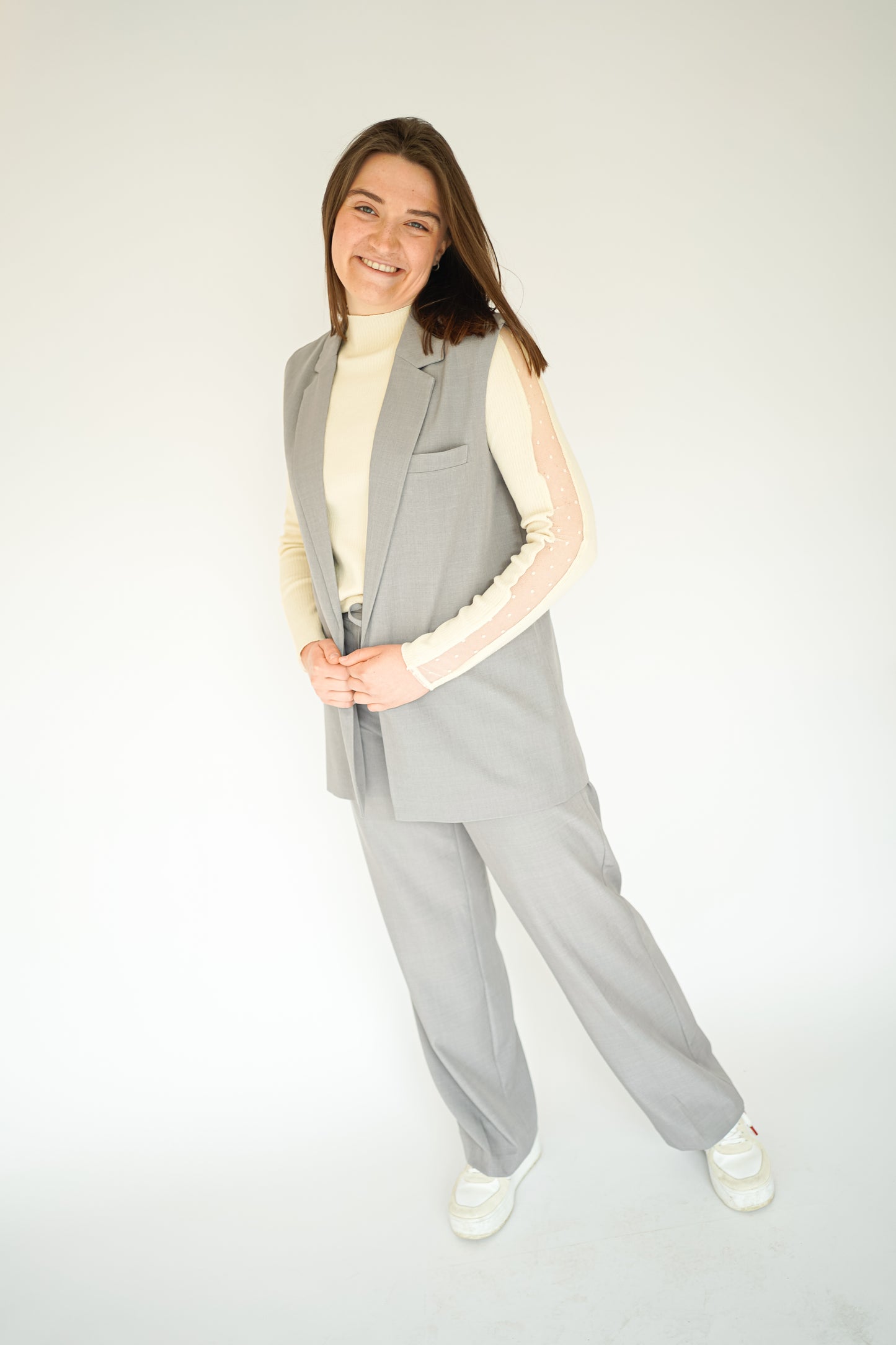 Lara Long Sleeve Ecru
