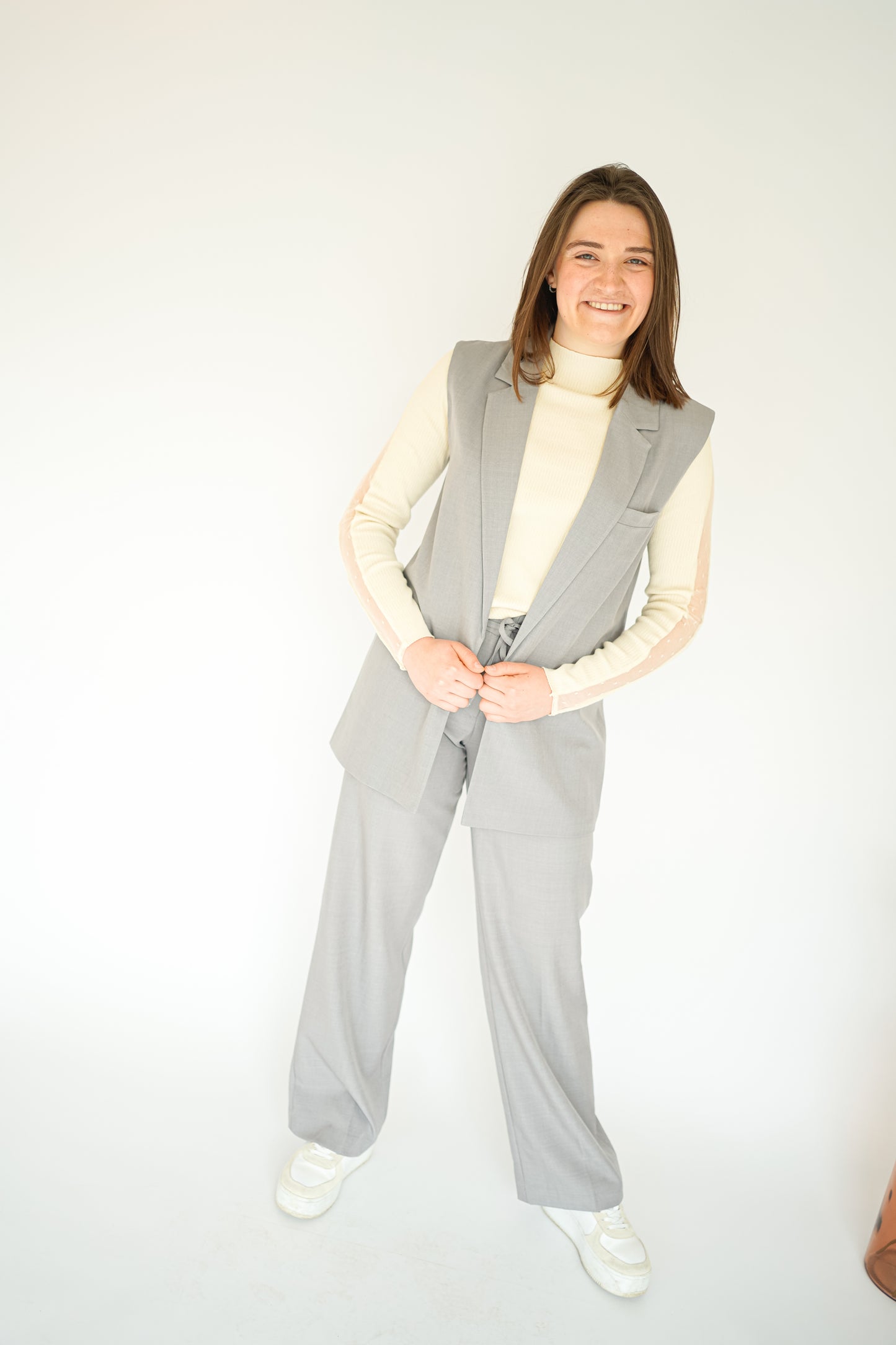Lara Long Sleeve Ecru