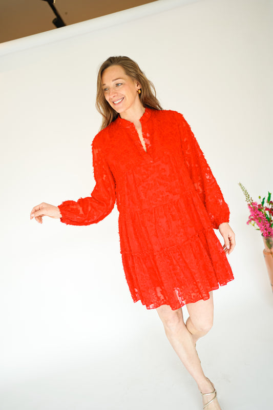 Mona Dress Red